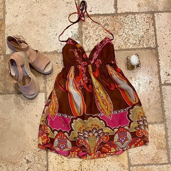 grass collection Dresses & Skirts - Grass Collection Halter Sundress Size S